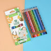 Animal-Themed Color Pencil Set of 12