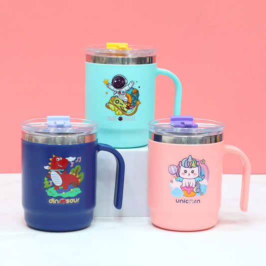 Cute Insulated Stainless Steel Mug | Astronaut, Dino & Unicorn