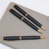 Personalized Black & Gold Matte Finish Ball Pen