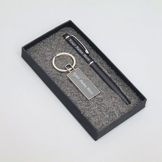 Customized Gift Set With Keychain & Ball Pen