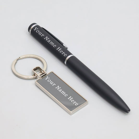 Customized Gift Set With Keychain & Ball Pen