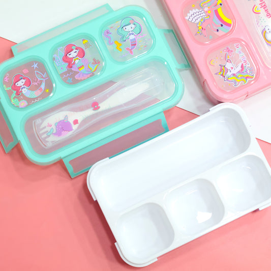 MINI Happy Bento Lunch Box - Unicorn | Mermaid - 400ml