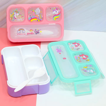 MINI Happy Bento Lunch Box - Unicorn | Mermaid - 400ml