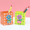 Flower Wooden Pen/Pencil Stand