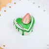 Heart Shape Cake Dessert Fridge Magnet