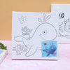 Animal DIY Pre Printed Canvas Painting Set