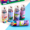 12-Color Pencil Mini Barrel with Sharpener