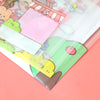 New Day Cute Girl A4 Zipper File Folder