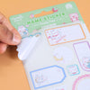 Kawaii Name Sticker Sticky label