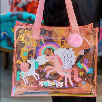 Unicorn Holographic Tote Bag