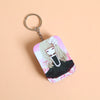 Mini Girl Tin Box keychain