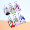 Mini Girl Tin Box keychain