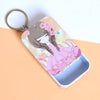 Mini Girl Tin Box keychain