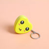 Mini Heart Smiley Tin Box keychain