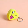 Mini Heart Smiley Tin Box keychain