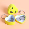 Mini Heart Smiley Tin Box keychain