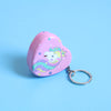 Mini Heart Unicorn Tin Box keychain