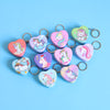 Mini Heart Unicorn Tin Box keychain