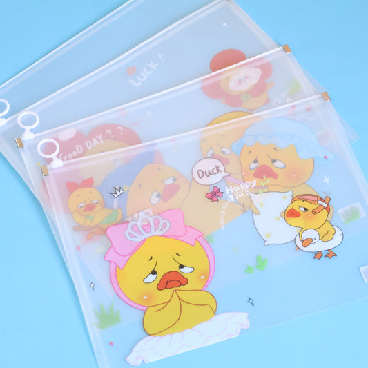 Duck A4 Zipper File Folder