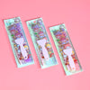 Sparkly Glitter Ruler + Fun Stickers Set