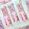 Sparkly Glitter Ruler + Fun Stickers Set