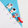 Space-Themed Bookmarks Paperclip Set of 4pcs