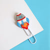 Space-Themed Bookmarks Paperclip Set of 4pcs