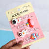 Space-Themed Bookmarks Paperclip Set of 4pcs