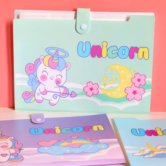 A4 Unicorn Dreams File Folder