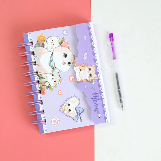 Kawaii Meowgical Cat Diary & Pen