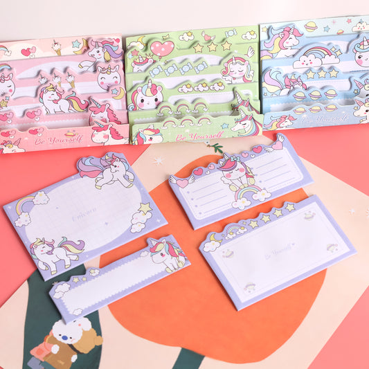 Unicorn Theme Sticky Note Pack