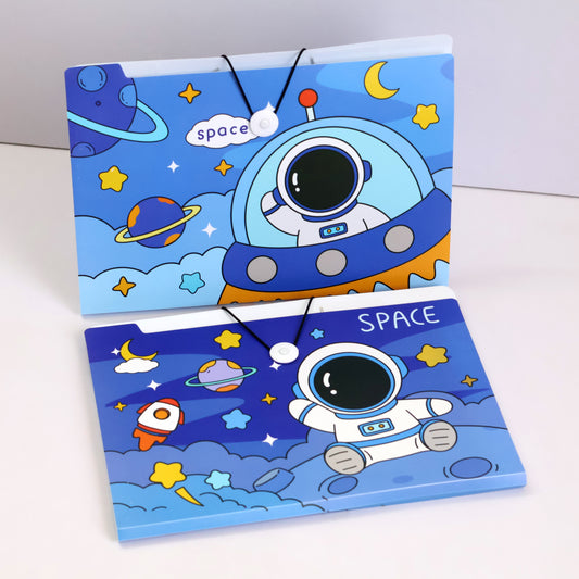 Space-Themed Document File Folder