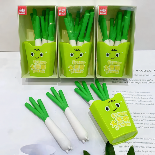 Cute Spring Onion | Scallion Eraser