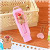 Cute Capybara Sliding Retractable Eraser