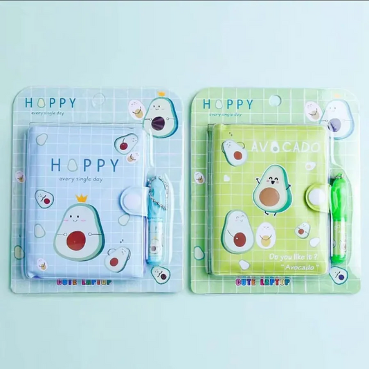 Avocado Theme Diary With Pen Set