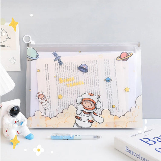 Space A4 Zipper File Folder