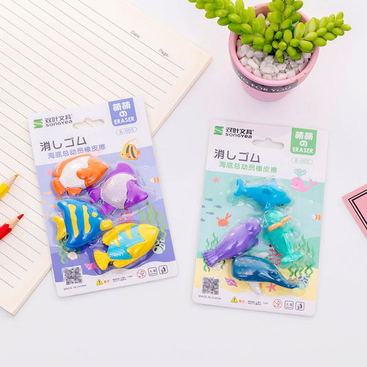 Finding Nemo Fish Eraser Set of 4