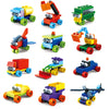 Mini Cartoon Car DIY Building Block Toy