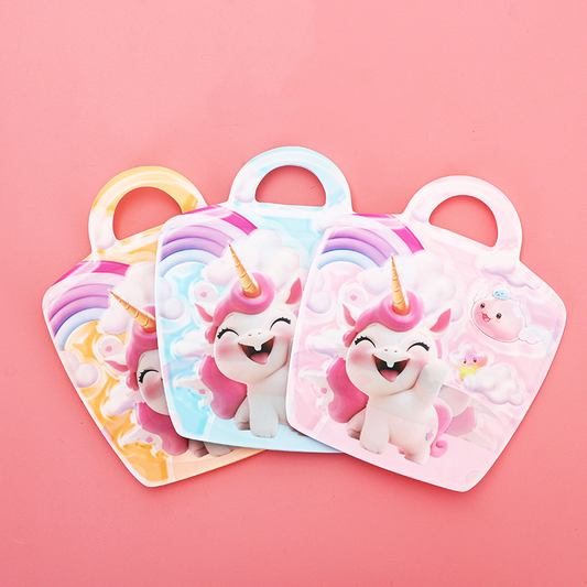 Frosted Unicorn Candy Zipper Pouch