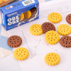 Creative Cookie Shape Eraser Pack of 5 pcs