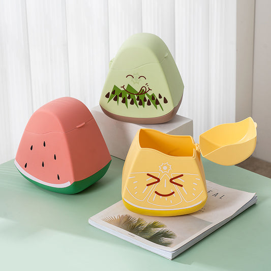 Fruits Desktop Dust Bin – Cute & Compact Waste Organizer