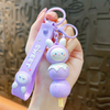 Colorful Bunny Ice-cream Keychain