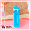 Funny Face Big Lips Sliding Retractable Eraser