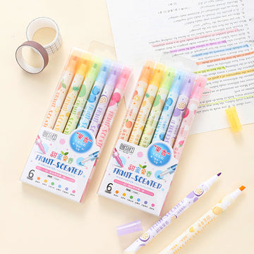 Fruit-Scented Highlighter Pack Of 6