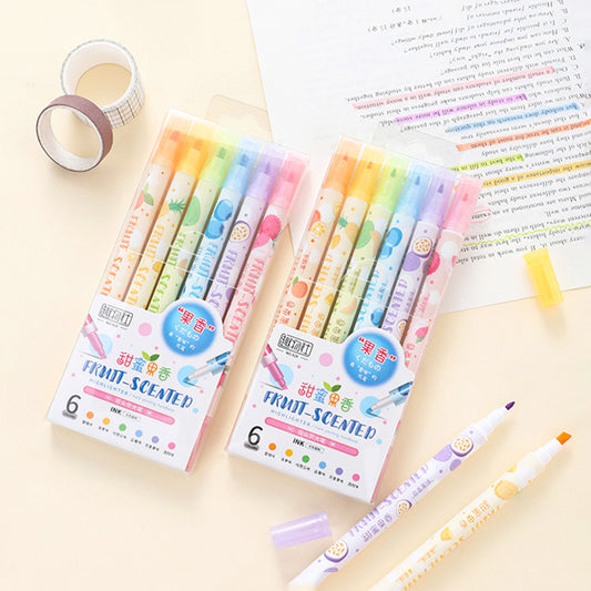 Fruit-Scented Highlighter Pack Of 6