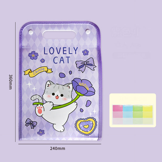 Cartoon Multi-layer File Folder