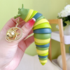 Creative Decompression Caterpillar Keychain