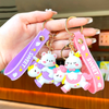 3D Cartoon Unicorn Bear Theme Keychain