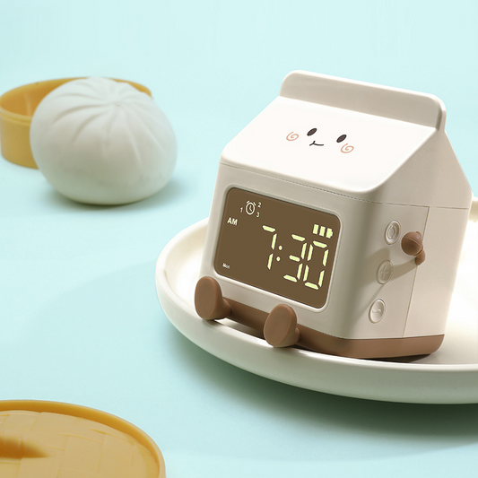 Intelligent  Multi-functional Milk box Alarm Clock