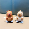 Creative Walking Capybara Doll Keychain